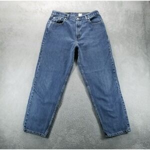 VTG Levis 560 Jeans Womens 14S Blue Relaxed Tapered Mom Y2K Made in USA Denim‎